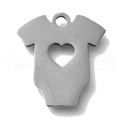 201 Stainless Steel Pendants X-STAS-R136-32P-1