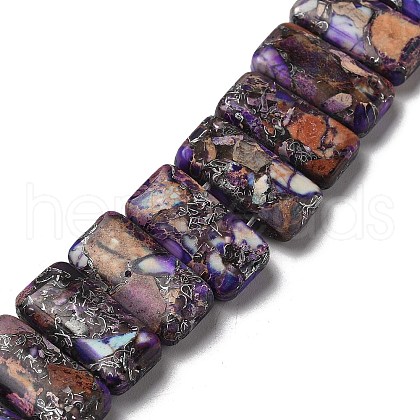 Synthetic Imperial Jasper Beads Strands G-Q050-A01-01-1