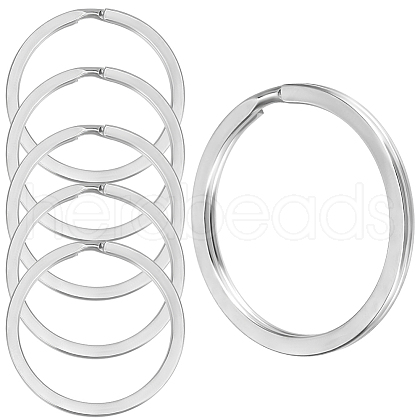 Beebeecraft 316 Surgical Stainless Steel Keychain Clasps STAS-BBC0005-81C-1