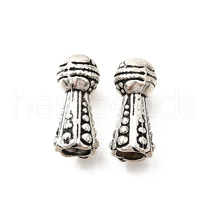 Tibetan Style Alloy Bead Cone TIBE-L008-21AS-1