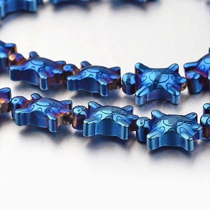 Electroplate Non-magnetic Synthetic Hematite Bead Strands G-F300-52A-05-1