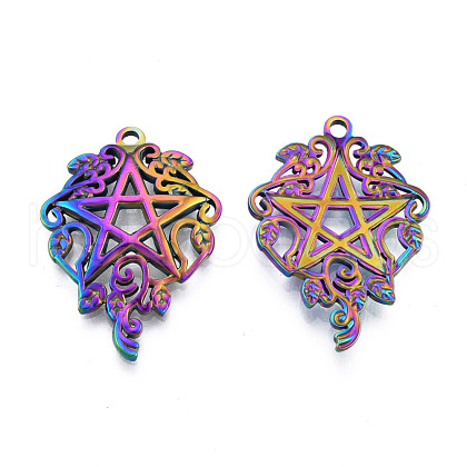 201 Stainless Steel Pendants STAS-N098-170M-1