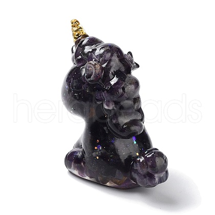 Resin Unicorn Figurine Home Decoration UNIC-PW0001-054F-1
