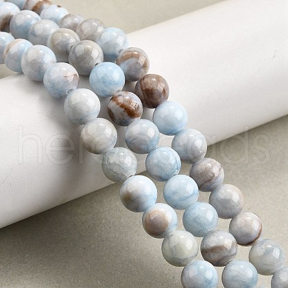 Natural Striped Stone Beads Strands G-D315-A01-01-12mm-1