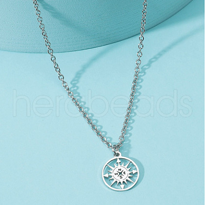 201 Stainless Steel Pendant Necklace for Men FS-WGEDFFE-05-1