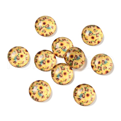 Glass Cabochons GLAA-B011-13-1