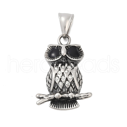 316 Surgical Stainless Steel Enamel Pendants STAS-D304-07AS-1