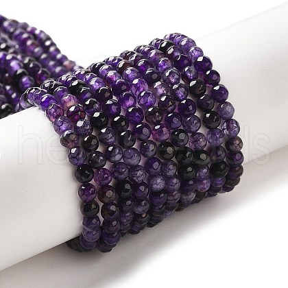 Natural Agate Beads Strands X-G-G079-A02-01-1