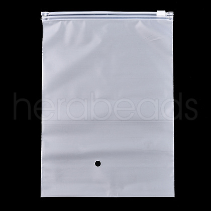 Frosted PE Jewelry Zip Lock Storage Bags ABAG-T010-01B-1