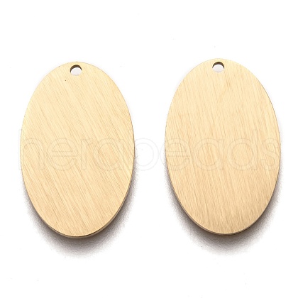 Ion Plating(IP) 304 Stainless Steel Pendants STAS-O133-01E-G-1