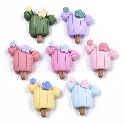 Opaque Resin Cabochons CRES-N022-123-1