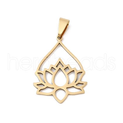 201 Stainless Steel Pendants STAS-F316-36G-1