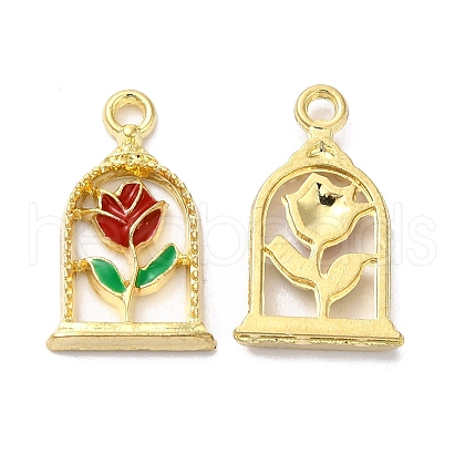 Alloy Enamel Pendants ENAM-D046-13G-01-1