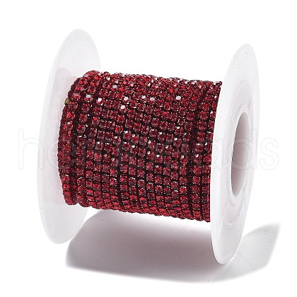 Iron Rhinestone Glass Cup Chain CH-U001-01J-1