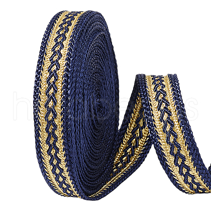 AHADERMAKER 5 Yards Polyester Ribbons DIY-GA0007-38B-1