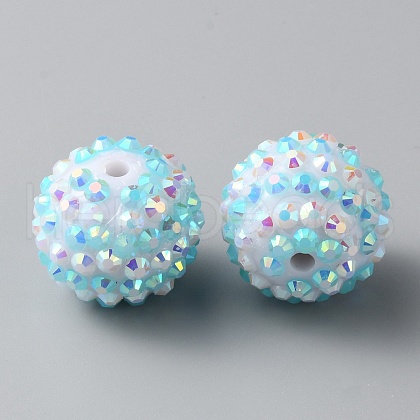 Resin Rhinestone Beads RESI-TAC0004-28A-1
