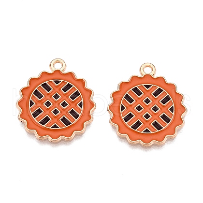 Thanksgiving Day Theme Alloy Enamel Pendants X1-ENAM-T020-35H-1