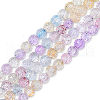 Crackle Glass Beads Strands GLAA-N046-004A-06-1