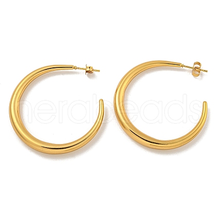 202 Stainless Steel Stud Earrings EJEW-H003-20G-01-1