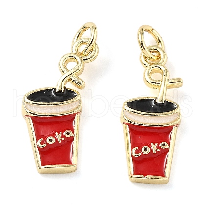 Brass Pendants KK-H002-07A-G-RS-1