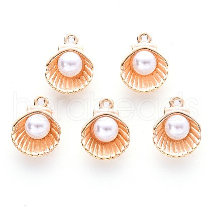 Alloy Enamel Charms ENAM-R059-03D-G-RS-1