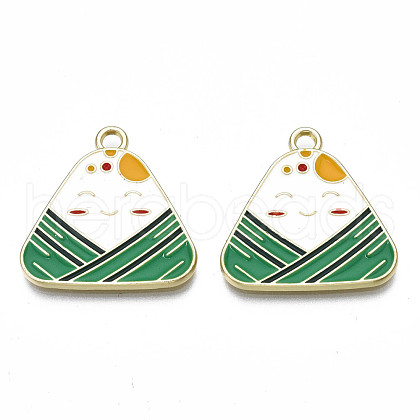 Alloy Enamel Pendants PALLOY-N160-021-1