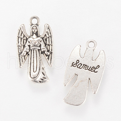 Tibetan Style Alloy Pendants TIBEP-Q063-72AS-RS-1