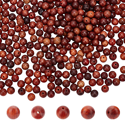 HOBBIESAY Natural Wood Beads WOOD-HY0001-22A-1
