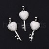 Natural Howlite Pendants G-I321-06P-20-2