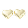 Brass Stud Earrings for Women EJEW-D088-02G-1