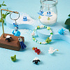 Biyun 12Pcs 6 Style Handmade Bumpy Lampwork Beads Strands LAMP-BY0001-02-8