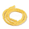 Baking Painted Imitation Jade Glass Bead Strands X-DGLA-A034-J4MM-A30-2
