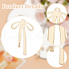 GOMAKERER 8Pcs 2 Colors Brass Pendants KK-GO0001-68-5
