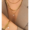 3-Layer Stainless Steel Oval Link Chain Necklaces & Bracelets Sets FS-WGE493C-01-2