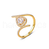 925 Sterling Silver Micro Pave Cubic Zirconia Finger Rings for Women KY4653-3-5