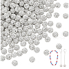   200Pcs Pave Disco Ball Beads RB-PH0001-41E-7