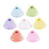 UV Plating Opaque Acrylic Pendants OACR-T028-62-1