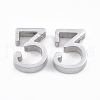 Tarnish Resistant 304 Stainless Steel Pendants STAS-T041-09-3-1