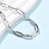 304 Stainless Steel Cable Chain Bracelets for Women BJEW-U038-01P-3