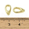Brass Spring Gate Rings KK-B089-18G-3