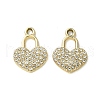 UV Plating Alloy Rhinestone Pendants FIND-B039-02G-03-1