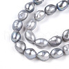 Natural Cultured Freshwater Pearl Beads Strands PEAR-N014-07M-01-4