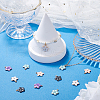 SUNNYCLUE 40Pcs 5 Colors Zinc Alloy Enamel Pendants PALLOY-SC0004-37-4