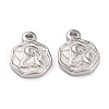 Non-Tarnish 304 Stainless Steel Pendants STAS-O145-24B-P-1