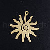 Ion Plating(IP) 304 Stainless Steel Pendants A-STAS-S105-JN382-2-1