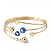 Brass Cuff Bangles BJEW-A134-01G-05-1