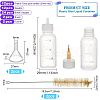 30ml Plastic Glue Liquid Container TOOL-BC0008-08-2