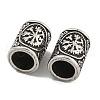 316 Surgical Stainless Steel European Beads STAS-Q326-03AS-04-2