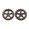Walnut Wood Hollow Pendants WOOD-G018-03-1-2