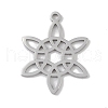 Non-Tarnish 304 Stainless Steel Pendants STAS-B062-03P-1